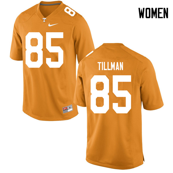 Women #85 Cedric Tillman Tennessee Volunteers College Football Jerseys Sale-Orange